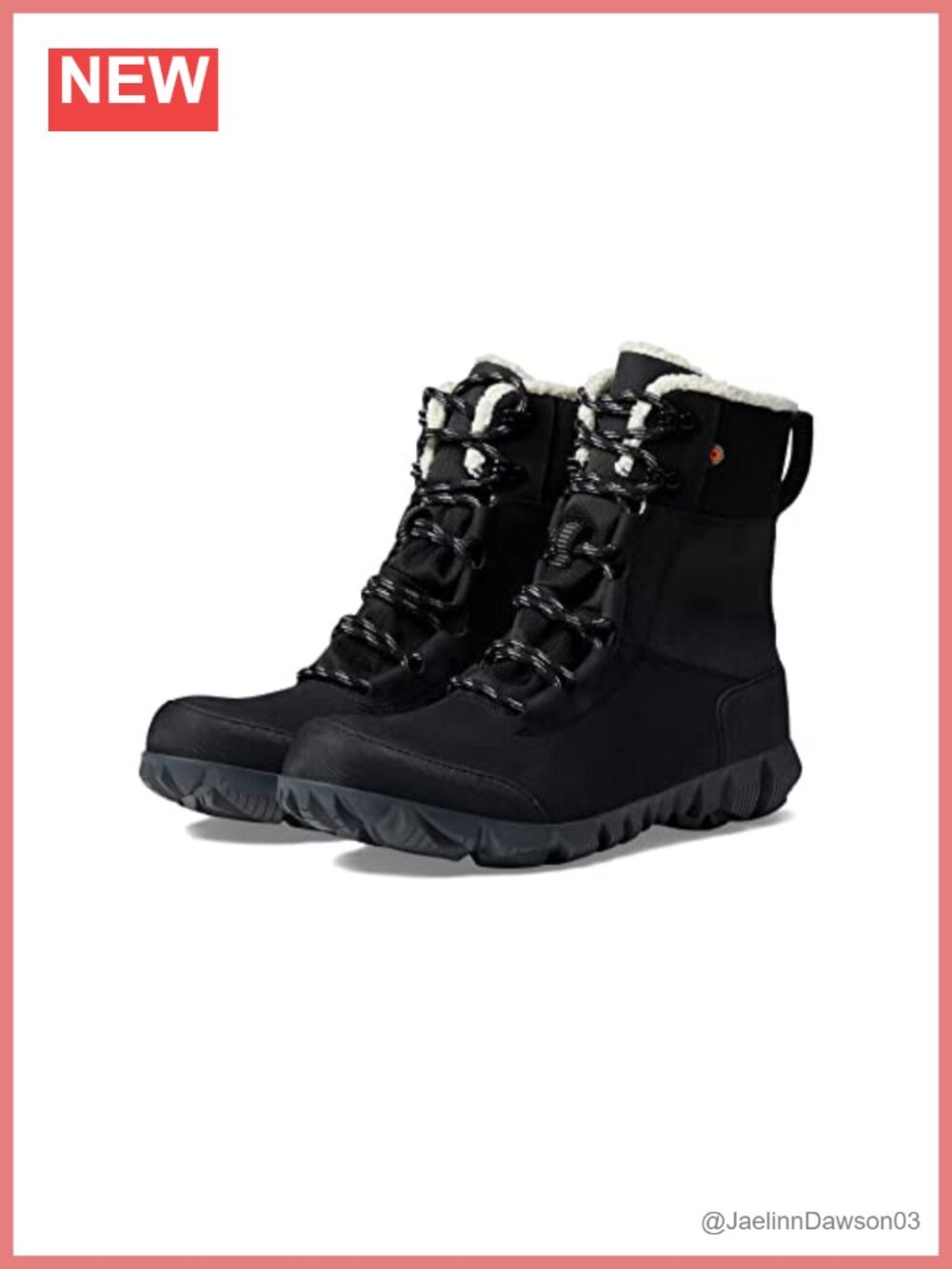 Ankle Waterproof Leather Hiking Boot Lace Up